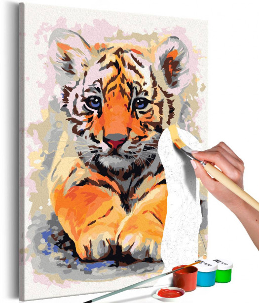 DIY-taulu Artgeist Baby Tiger, 60x40cm