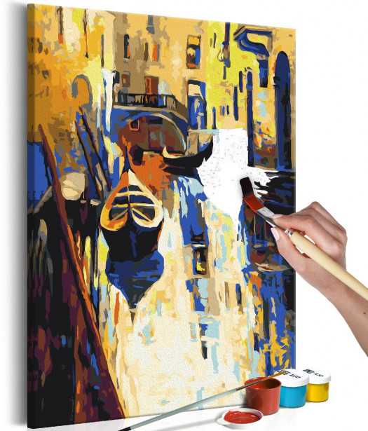 DIY-taulu Artgeist Venice - Gondolas, 60x40cm