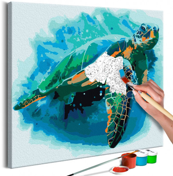 DIY-taulu Artgeist Turtle, 40x40cm