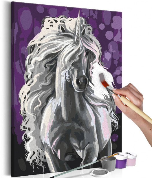 DIY-taulu Artgeist White Unicorn, 60x40cm