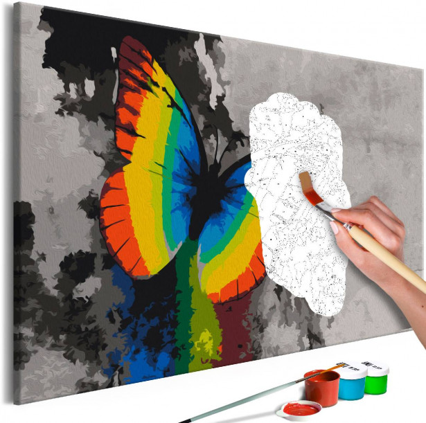 DIY-taulu Artgeist Colourful Butterfly, 40x60cm