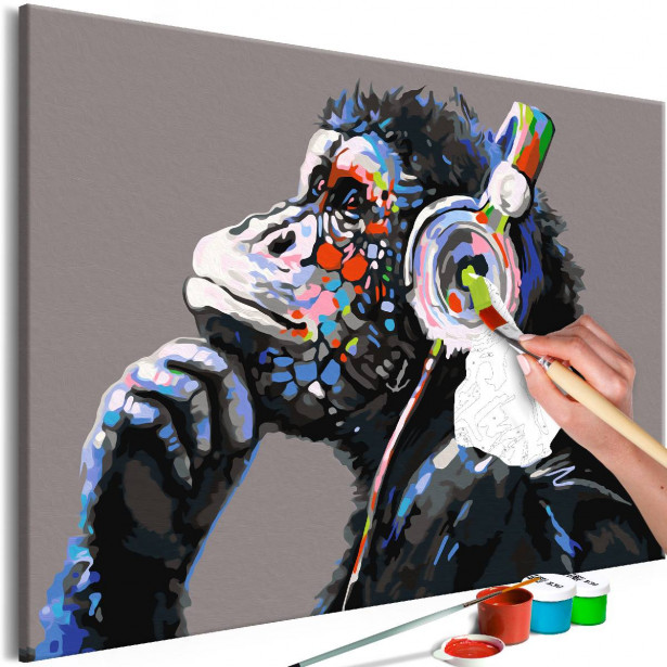 DIY-taulu Artgeist Musical Monkey, 40x60cm