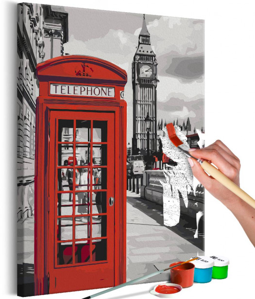 DIY-taulu Artgeist Telephone Booth, 60x40cm