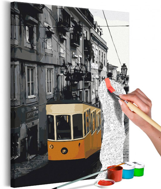 DIY-taulu Artgeist Tram in Lisbon, 60x40cm