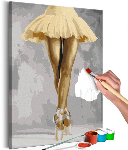 DIY-taulu Artgeist Yellow Ballerina, 60x40cm