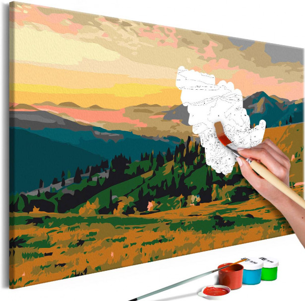 DIY-taulu Artgeist Mountains at Sunrise, 40x60cm