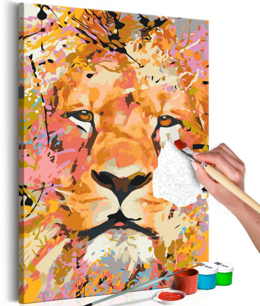 DIY-taulu Artgeist Watchful Lion, 60x40cm