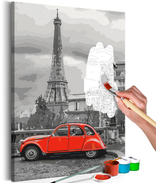 DIY-taulu Artgeist Car in Paris, 60x40cm