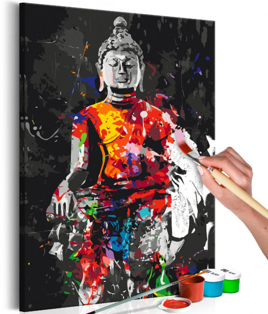 DIY-taulu Artgeist Buddha in Colours, 60x40cm