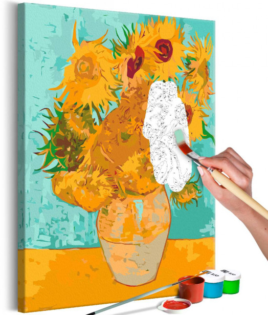 DIY-taulu Artgeist Van Gogh's Sunflowers, 60x40cm