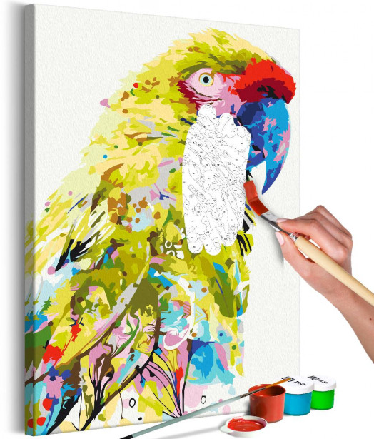 DIY-taulu Artgeist Tropical Parrot, 60x40cm