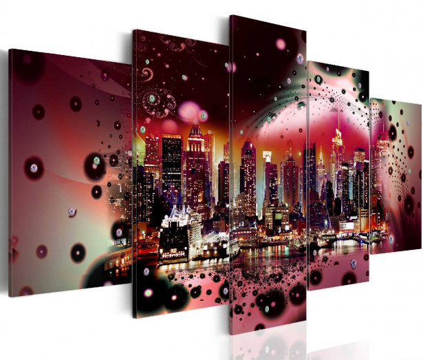 Taulu Artgeist The colours of New York 50x100cm