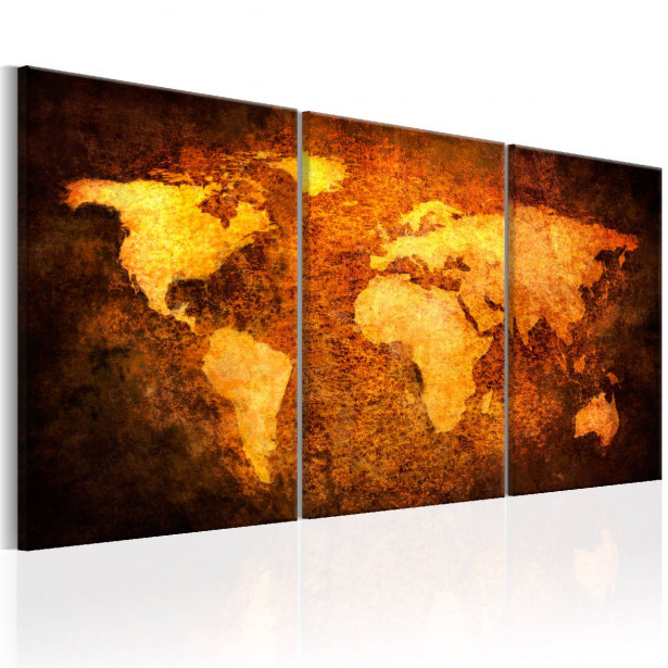 Taulu Artgeist Rusty continents 60x120cm