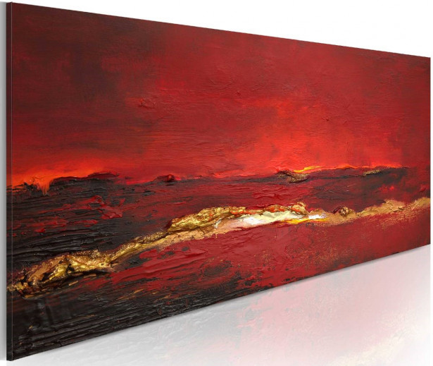 Taulu Artgeist Punainen meri, käsinmaalattu, 40x100cm