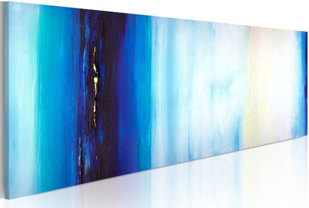 Taulu Artgeist Sinistä nestettä, käsinmaalattu, 40x100cm