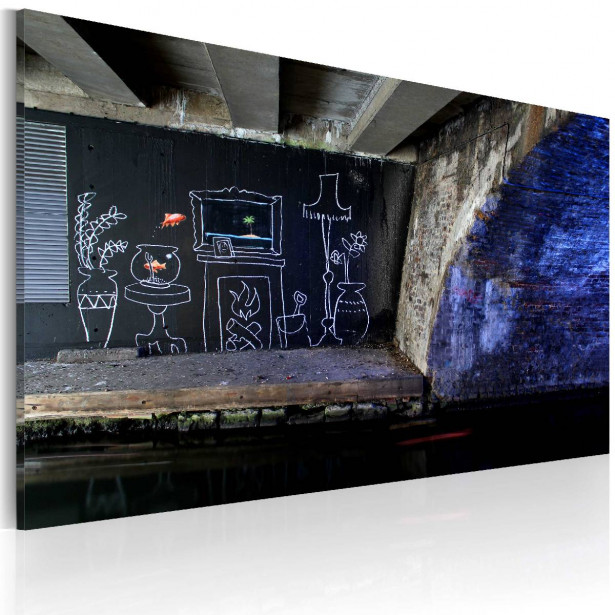 Taulu Artgeist My own piece of floor - Banksy 40x60cm
