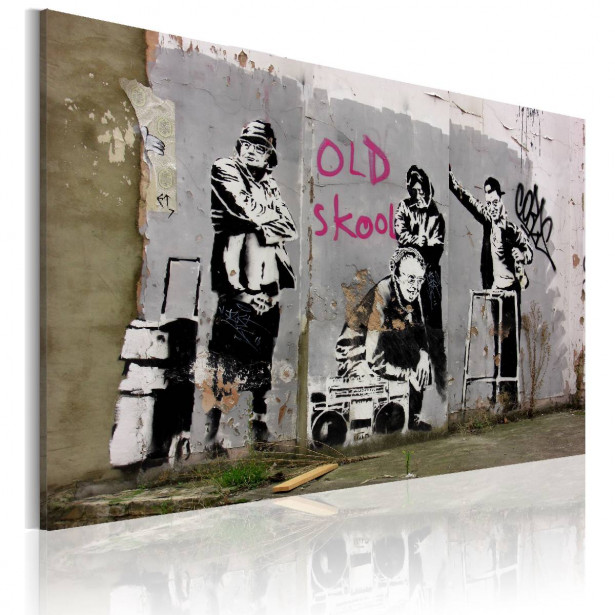 Taulu Artgeist Old school - Banksy 40x60cm