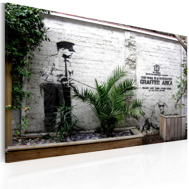 Taulu Artgeist Graffiti area - Banksy 40x60cm