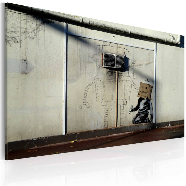 Taulu Artgeist Robots - Banksy 40x60cm