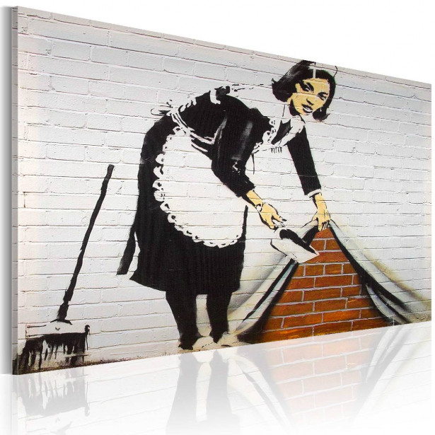 Taulu Artgeist Siivooja - Banksy 40x60cm