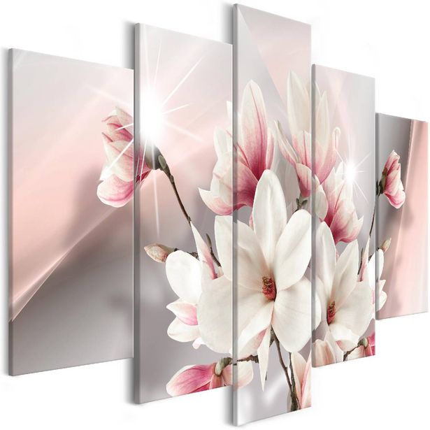 Taulu Artgeist Magnolia in Bloom 5-osainen leveä 100x225cm