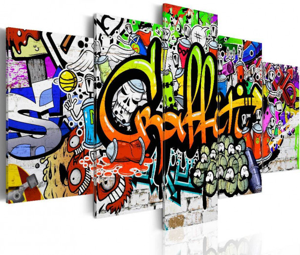 Canvas-taulu Artgeist Artistic Graffiti, eri kokoja