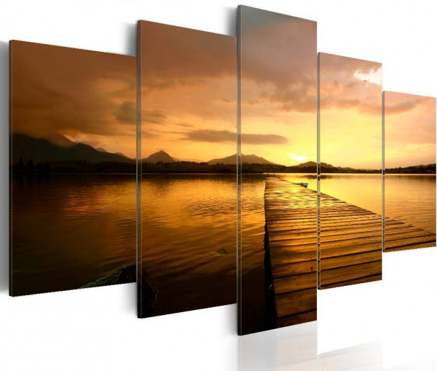 Canvas-taulu Artgeist Sunset Island, eri kokoja
