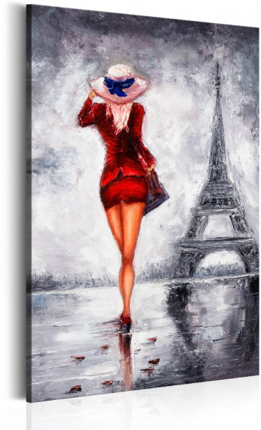 Canvas-taulu Artgeist Lady in Paris, eri kokoja