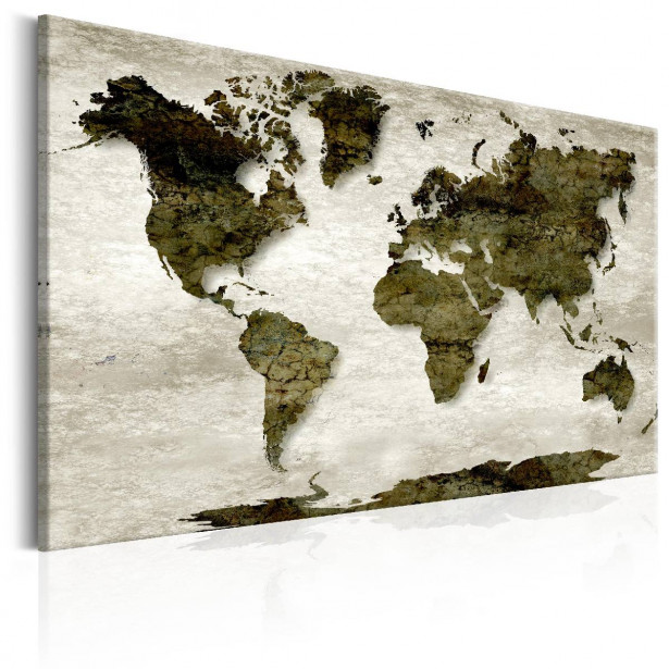 Taulu Artgeist World Map: Green Planet 40x60cm
