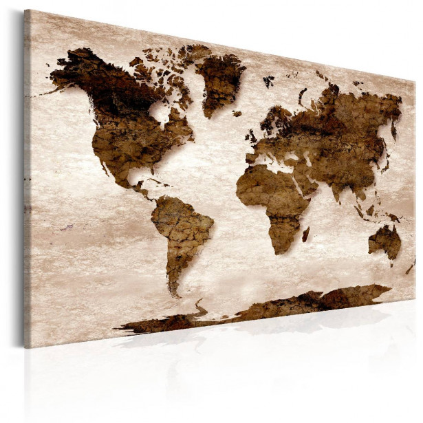 Taulu Artgeist World Map: The Brown Earth 40x60cm