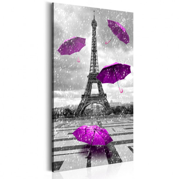 Taulu Artgeist Paris: Purple Umbrellas 120x60cm