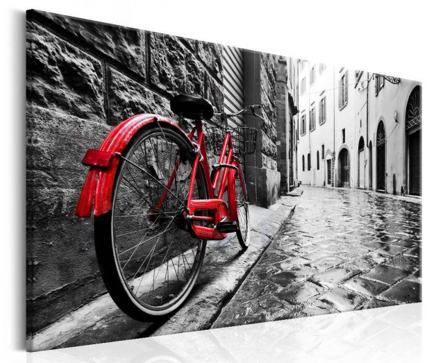 Canvas-taulu Artgeist Vintage Red Bike, eri kokoja