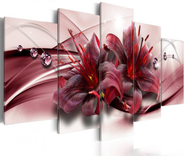 Canvas-taulu Artgeist Pink Lily, eri kokoja