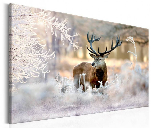 Canvas-taulu Artgeist Deer in the Cold, eri kokoja