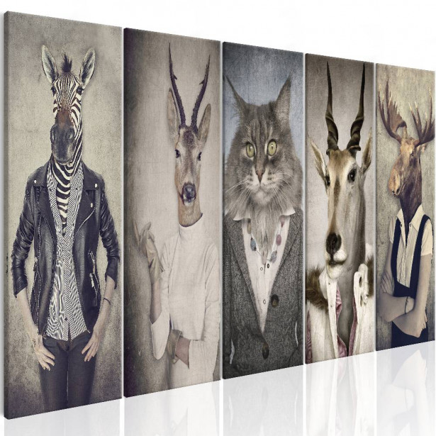 Canvas-taulu Artgeist Animal Masks I, eri kokoja