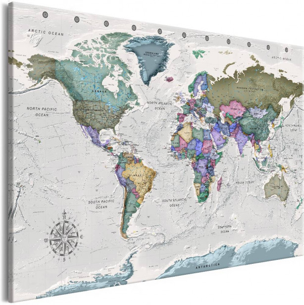 Canvas-taulu Artgeist World Destinations, 1-osainen, eri kokoja