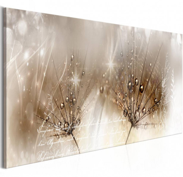 Canvas-taulu Artgeist Drops of Dew Brown, eri kokoja