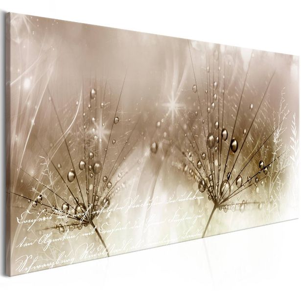 Taulu Artgeist Drops of Dew Brown 1-osainen leveä 45x100cm