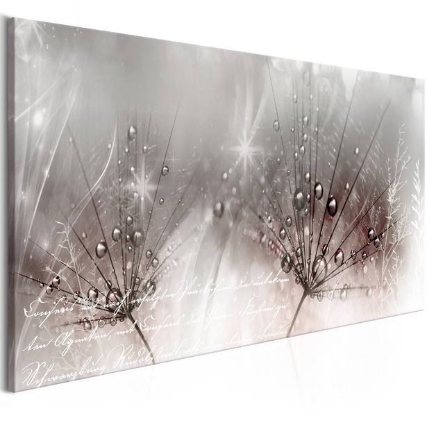 Taulu Artgeist Drops of Dew Pink 1-osainen leveä 45x100cm