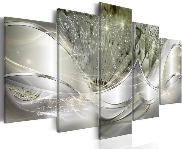 Canvas-taulu Artgeist Sparkling Dandelions, eri kokoja