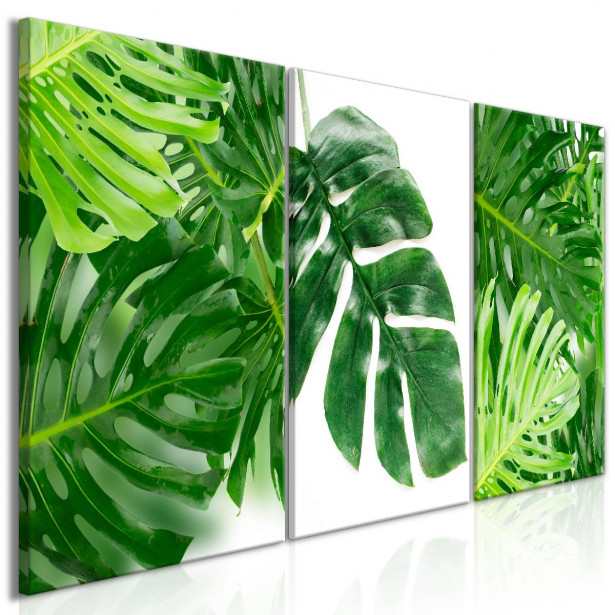Taulu Artgeist Palm Leaves 3-osainen 60x120cm