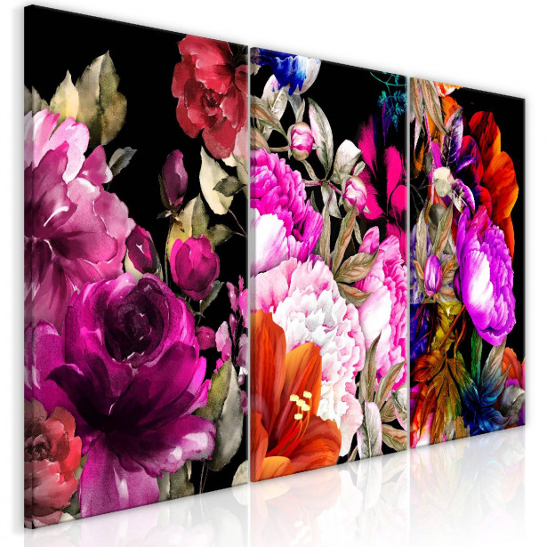 Taulu Artgeist Holiday Bouquet 3-osainen 60x120cm