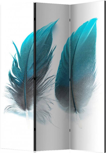 Sermi Artgeist Blue Feathers, 135x172cm