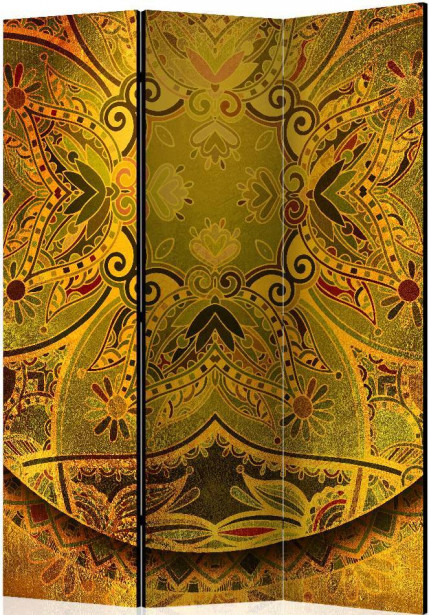 Sermi Artgeist Mandala: Golden Power, 135x172cm
