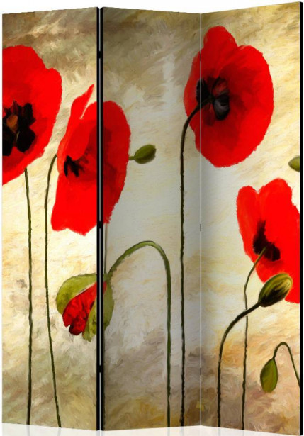 Sermi Artgeist Golden Field of Poppies, 135x172cm