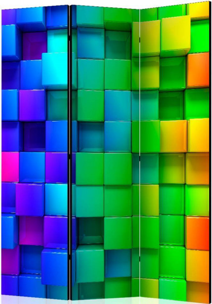 Sermi Artgeist Colourful Cubes, 135x172cm