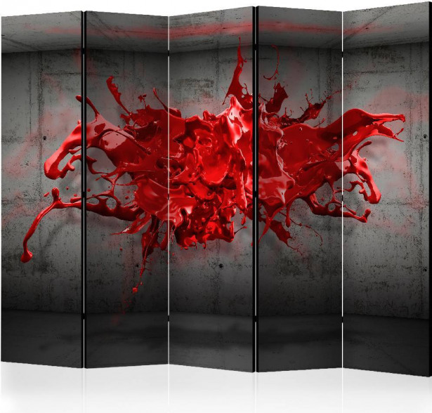 Sermi Artgeist Red Ink Blot II, 225x172cm