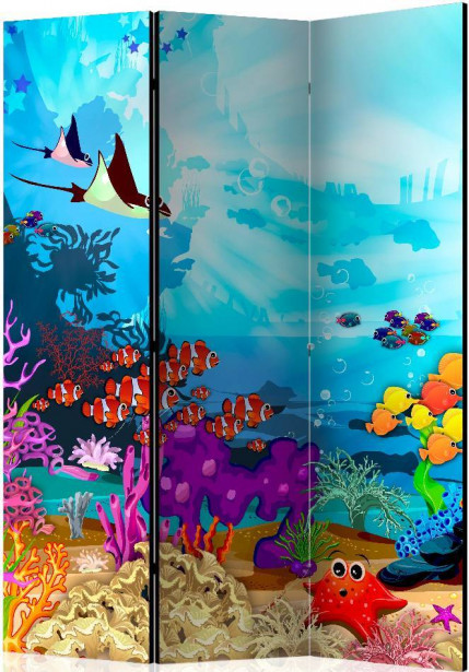Sermi Artgeist Colourful Fish, 135x172cm