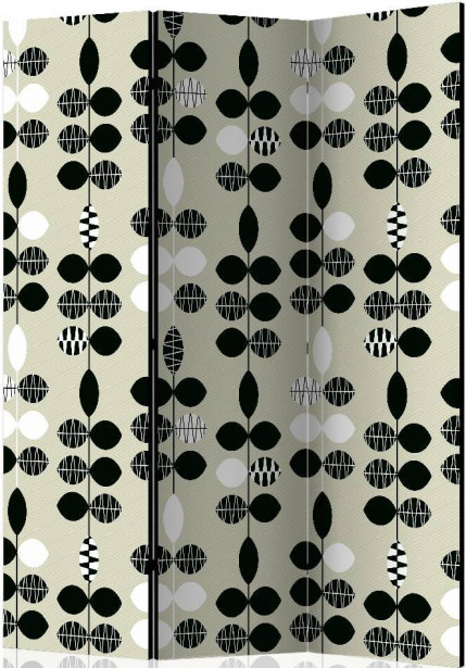 Sermi Artgeist Black and White Dots, 135x172cm