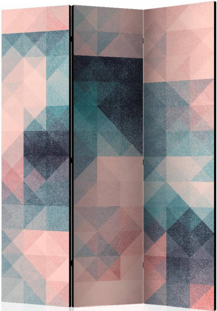 Sermi Artgeist Green and Pink Pixels, 135x172cm